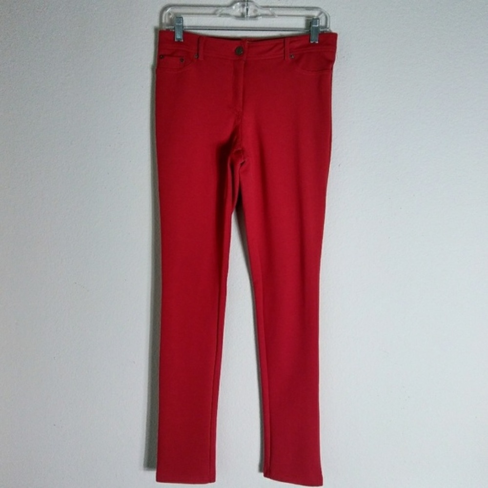 ✂ Olive Oak | Red Leggings (sz 6)